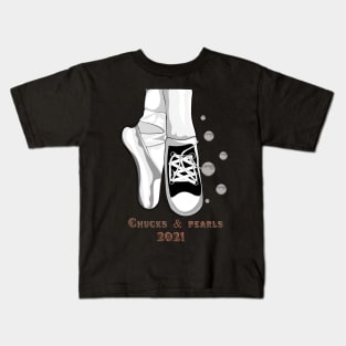 chucks and pearls 2021 Kids T-Shirt